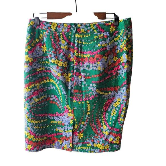 Talbots Floral Pencil Skirt Size 8P NWOT - Picture 5 of 7